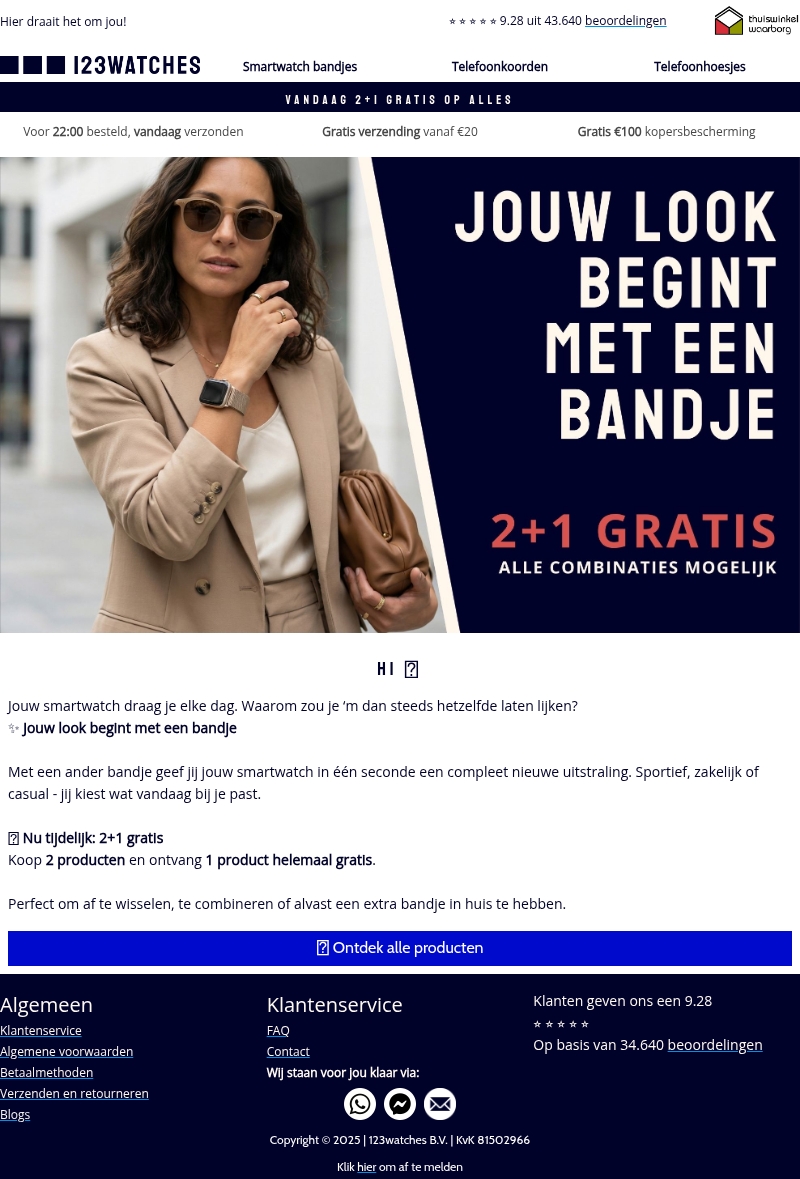 Jouw look begint met een bandje ✨ Jouw look begint met een bandje ✨