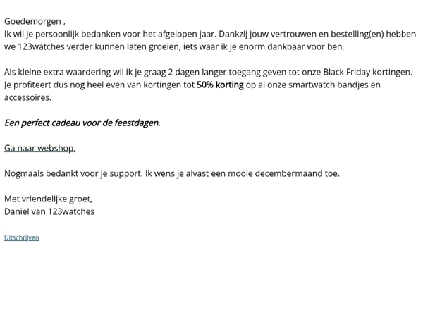 Ik heb iets extra’s voor je geregeld 