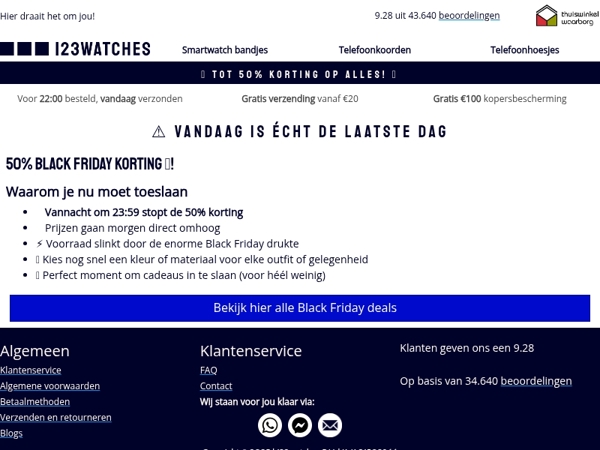 ⚠️ Vandaag is écht de laatste dag 