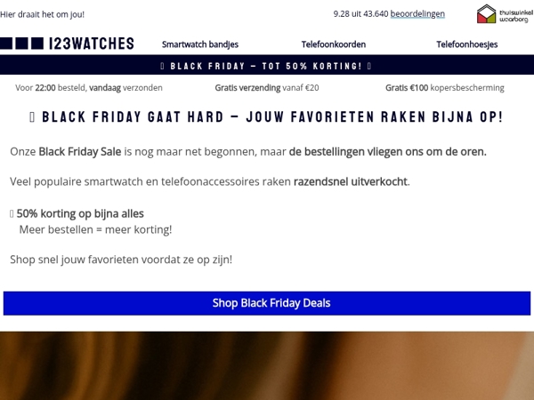 🖤 Black Friday gaat hard – jouw favorieten raken bijna op!