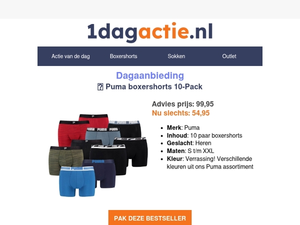 Hij is er weer: Het Puma 10-Pack Verrassingspakket!🔥