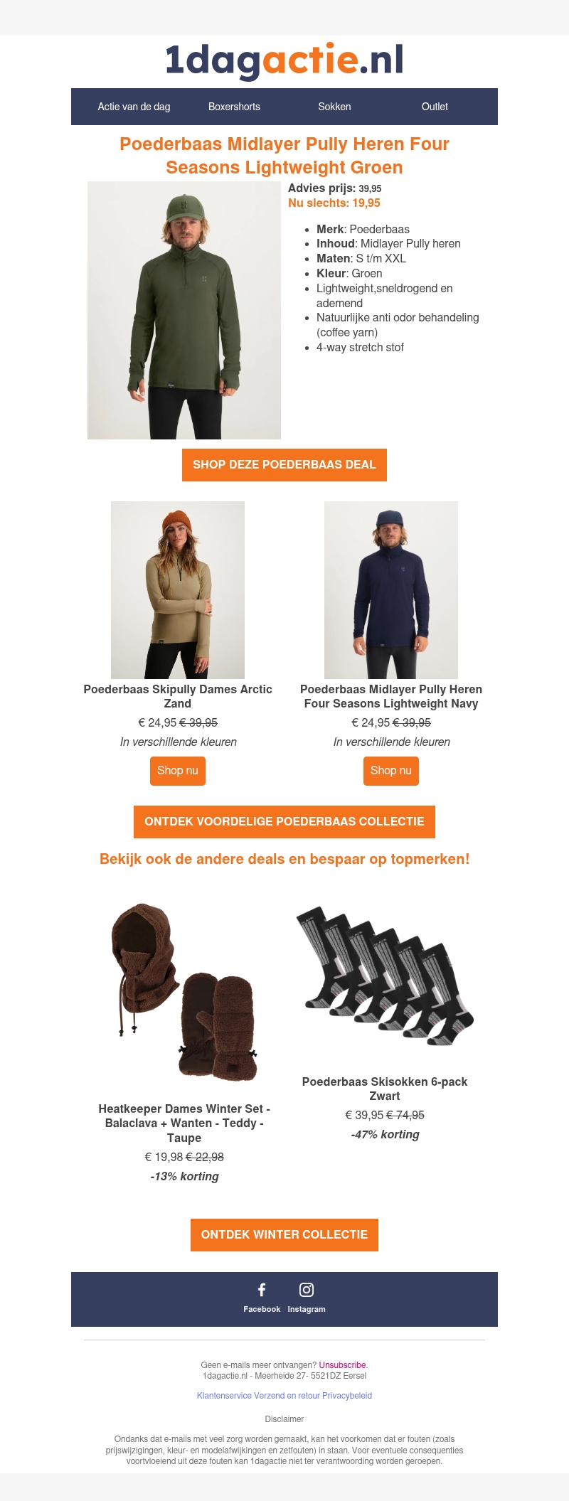 Slechts β¬19,95 voor de Poederbaas groene Skipully!β·οΈπ§‘ Slechts β¬19,95 voor de Poederbaas groene Skipully!β·οΈπ§‘