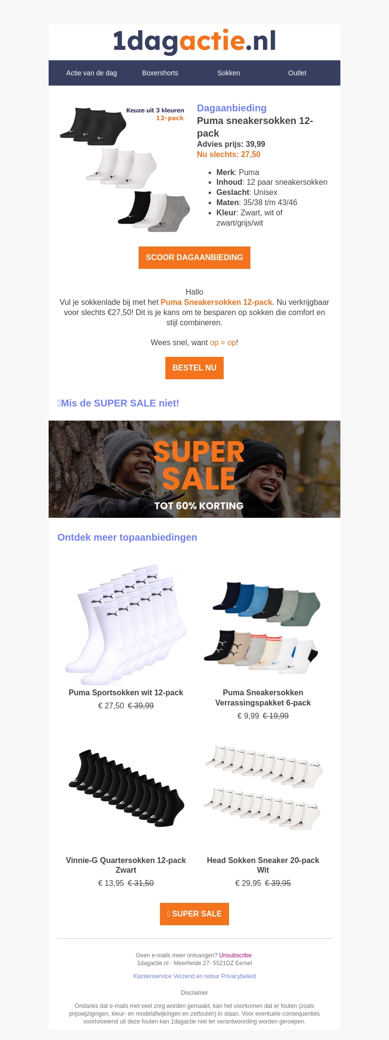 Puma sneakersokken 12-pack voor 27,50– bespaar nu🧦 Puma sneakersokken 12-pack voor 27,50– bespaar nu🧦