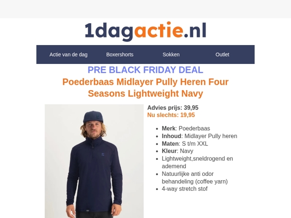 🔥Black Friday Deal: Poederbaas Skipully nu 40% korting!