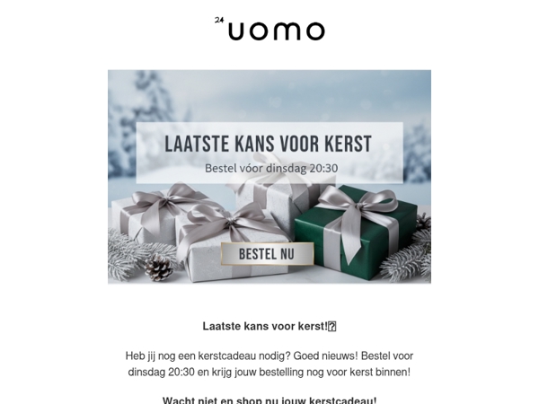 🚨Laatste kans voor kerst!🚨