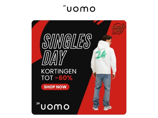 Laatste kans: SINGLES DAY eindigt vanavond!
