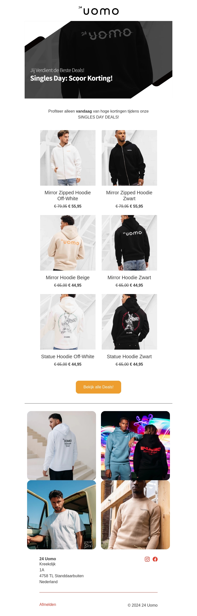 Laatste kans! SINGLE DAY KORTING! Laatste kans! SINGLE DAY KORTING!