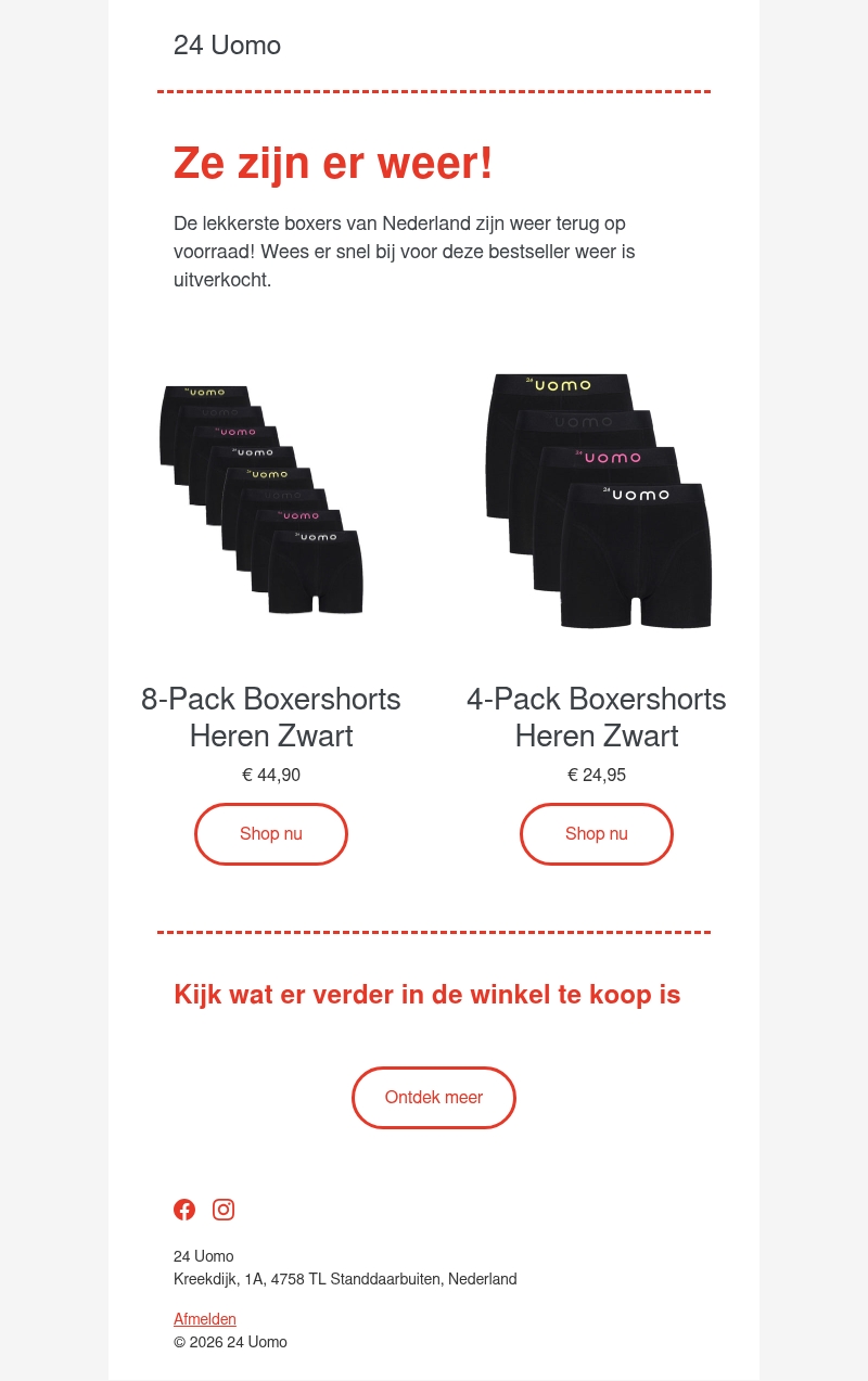 🚨Boxers zijn weer op voorraad!🚨 🚨Boxers zijn weer op voorraad!🚨