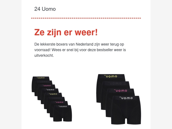 🚨Boxers zijn weer op voorraad!🚨