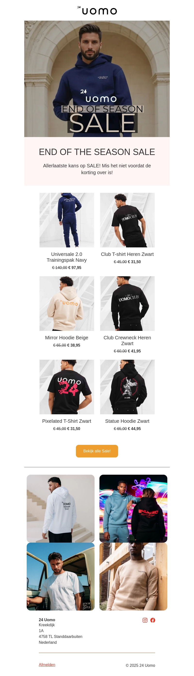 END OF THE SEASON SALE! END OF THE SEASON SALE!