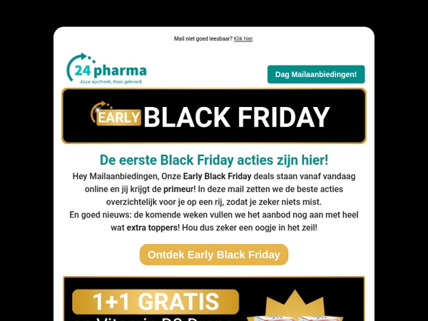 De eerste Black Friday acties zijn hier!✨