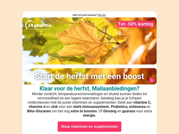 Herfstdip? Niet als het aan ons ligt!
