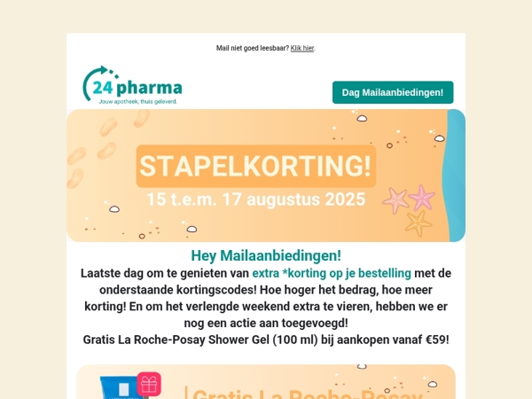 ⏰Laatste dag van onze Stapelkortingen!⏰