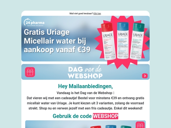 Gratis cadeau voor Dag van de Webshop! 🎁