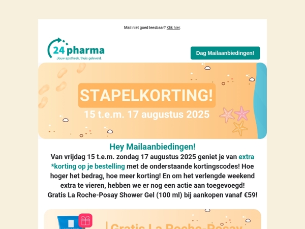 Hey Mailaanbiedingen, onze stapelkortingen zijn weer hier! 🤩
