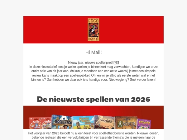 Ontdek de spellen van 2026 🎲