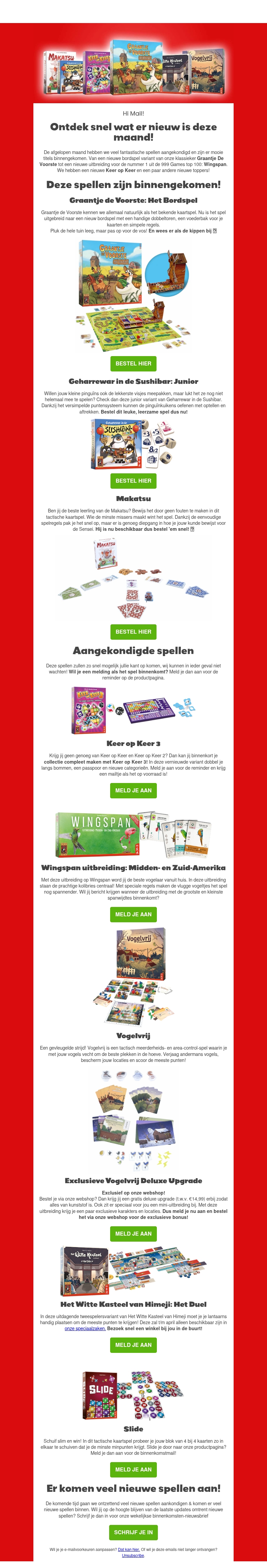 Bekijk snel wat er allemaal binnengekomen is in februari! Bekijk snel wat er allemaal binnengekomen is in februari!