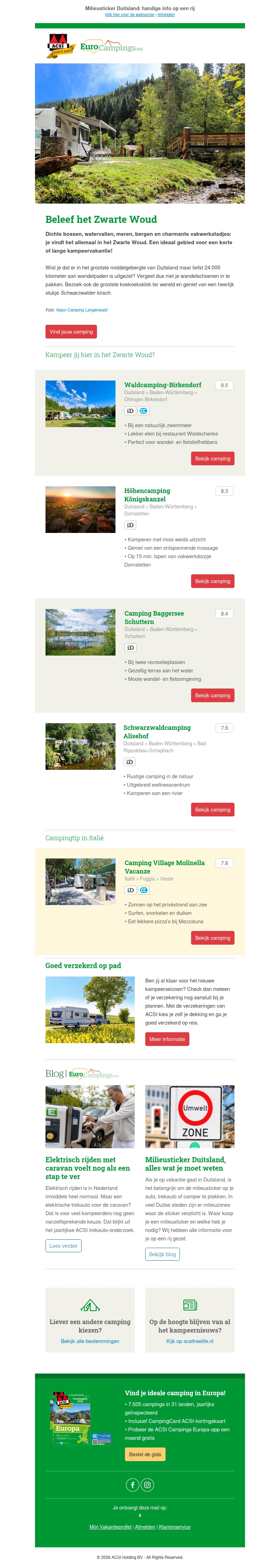 Ontdek deze leuke campings in het Zwarte Woud π³ Ontdek deze leuke campings in het Zwarte Woud π³