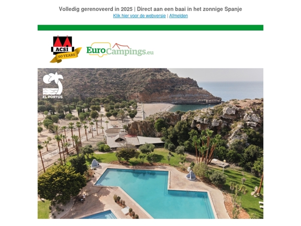 Special: het hele jaar door zon op Camping El Portús in Spanje
