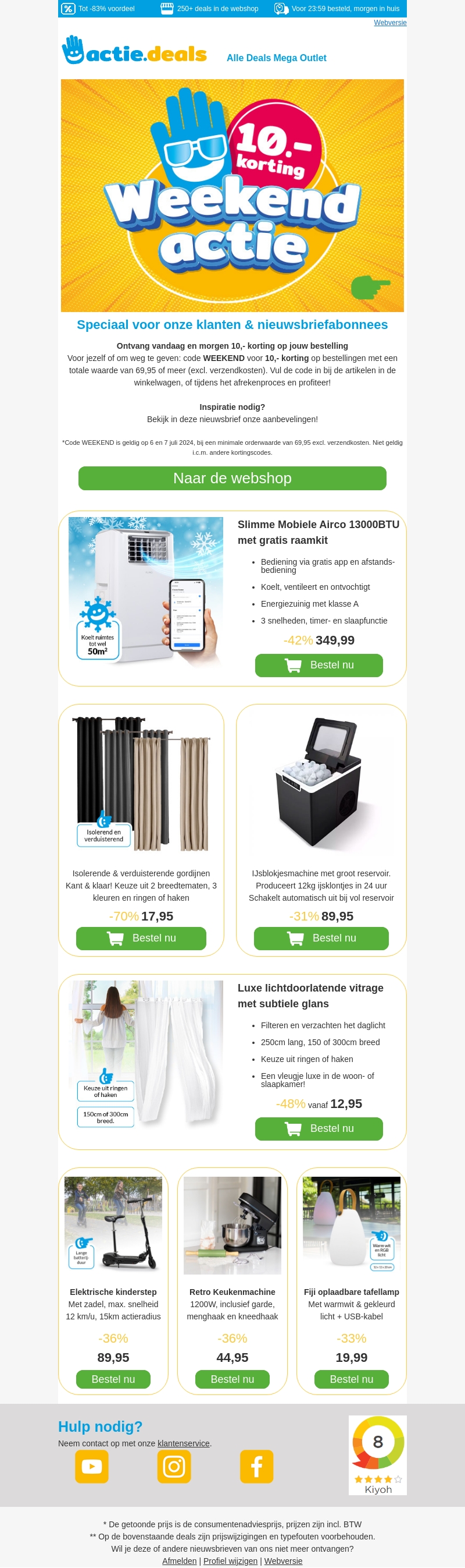 🏷️ 10,- korting op alles voor jou! | Weekendactie in de webshop 🏷️ 10,- korting op alles voor jou! | Weekendactie in de webshop