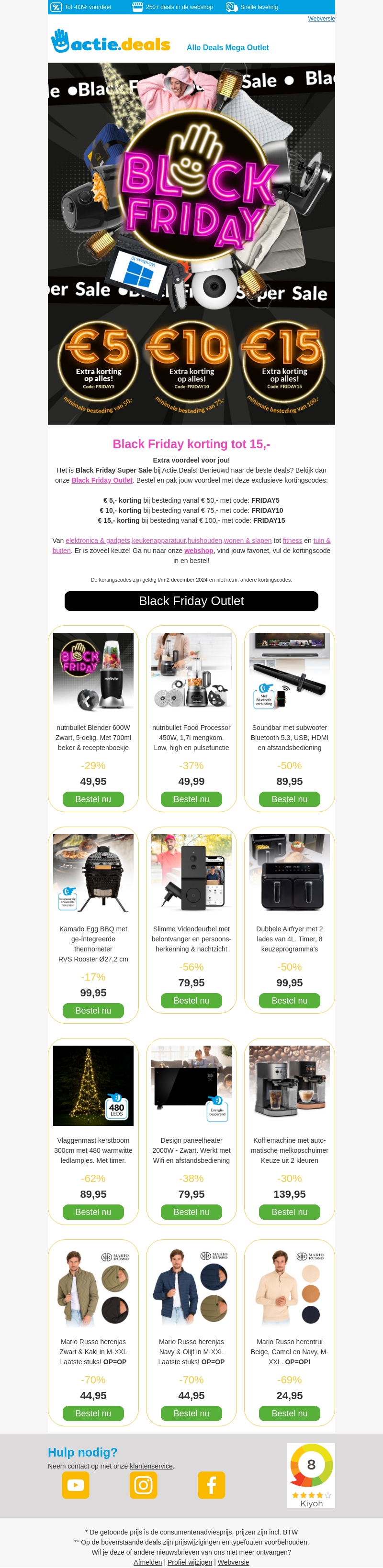 π₯ 100+ Deals in de Black Friday Outlet π₯ π₯ 100+ Deals in de Black Friday Outlet π₯