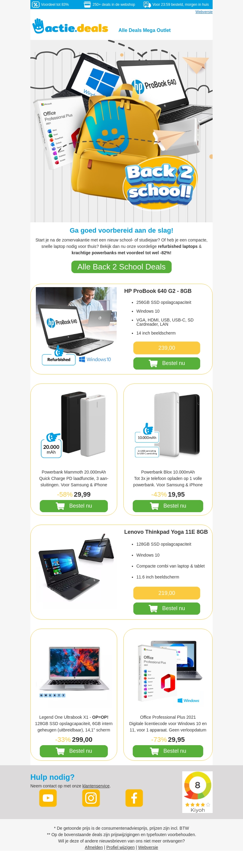 π» Back 2 School aanbiedingen tot -82% π» | Start jouw studie & werk extra voordelig! π» Back 2 School aanbiedingen tot -82% π» | Start jouw studie & werk extra voordelig!