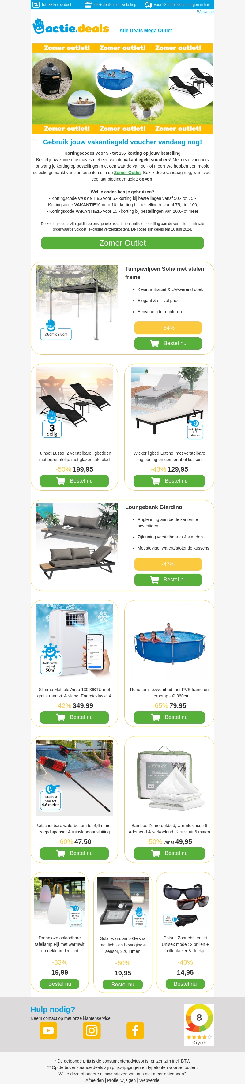 ⏳ De tijd tikt... bekijk onze Zomer Outlet! ⏳ ⏳ De tijd tikt... bekijk onze Zomer Outlet! ⏳