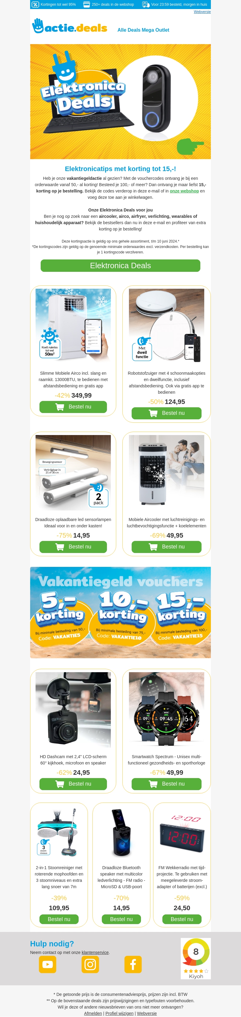 ⚡ Elektronica Deals voor jouw vakantiegeld ⚡ | tot -83% voordeel ⚡ Elektronica Deals voor jouw vakantiegeld ⚡ | tot -83% voordeel