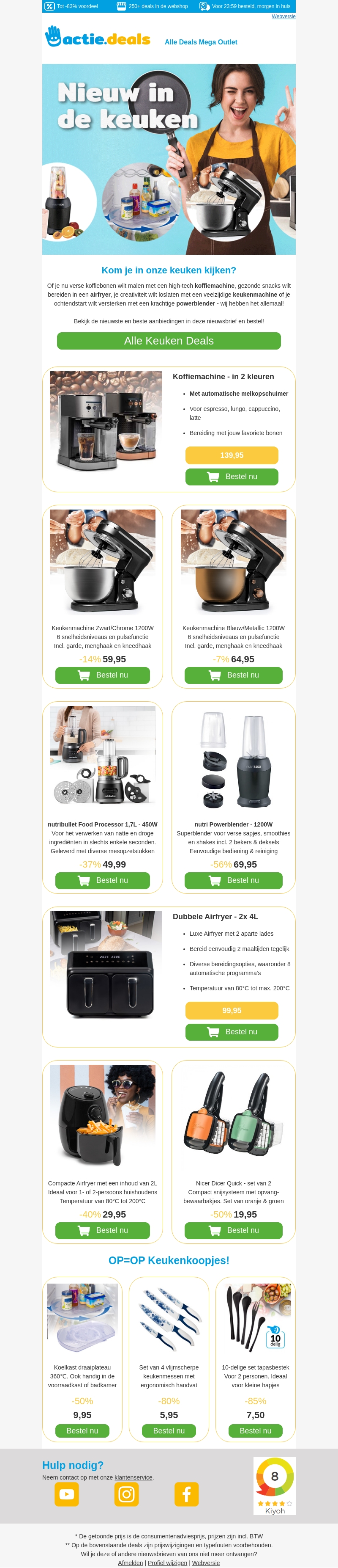 π Food Processor | Koffiemachines | Keukenmachines | Airfryers | Blender π½οΈ π Food Processor | Koffiemachines | Keukenmachines | Airfryers | Blender π½οΈ