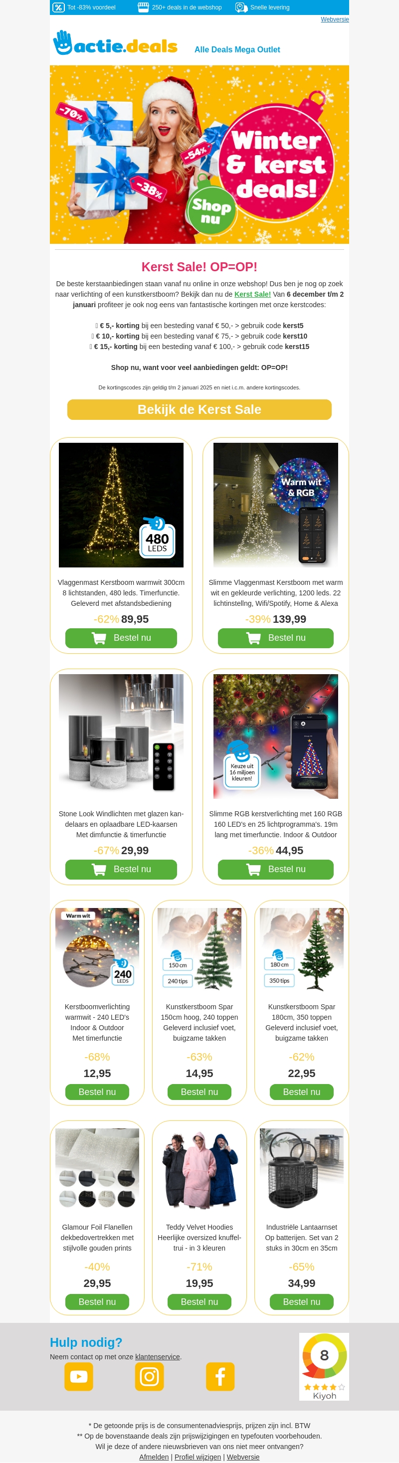 β¨ Laatste kans! Kerst Sale tot -71% | Fonkelende aanbiedingen π β¨ Laatste kans! Kerst Sale tot -71% | Fonkelende aanbiedingen π