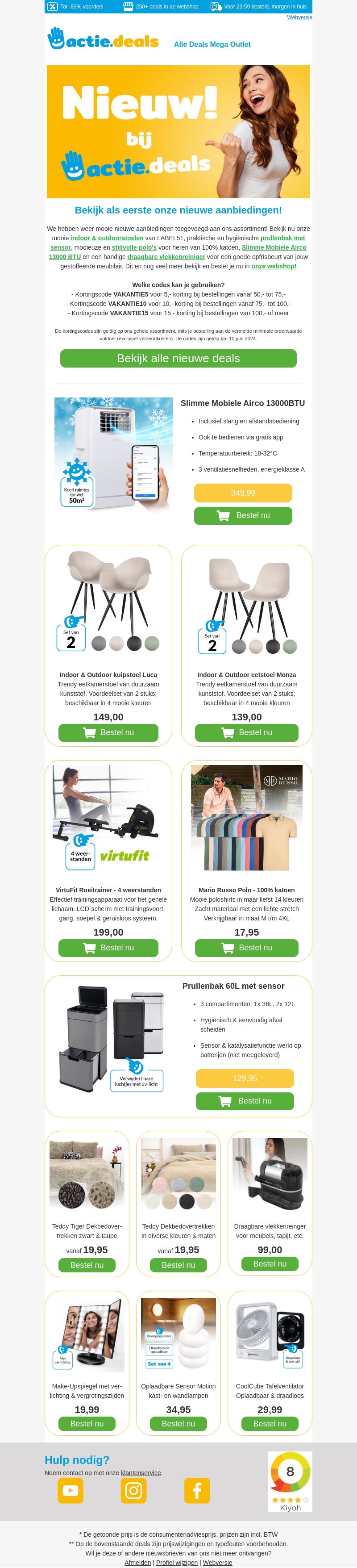 ⭐ Nieuw! Sensorprullenbakken | Slimme Airco | Teddy beddengoed | Vlekkenreiniger ⭐ ⭐ Nieuw! Sensorprullenbakken | Slimme Airco | Teddy beddengoed | Vlekkenreiniger ⭐