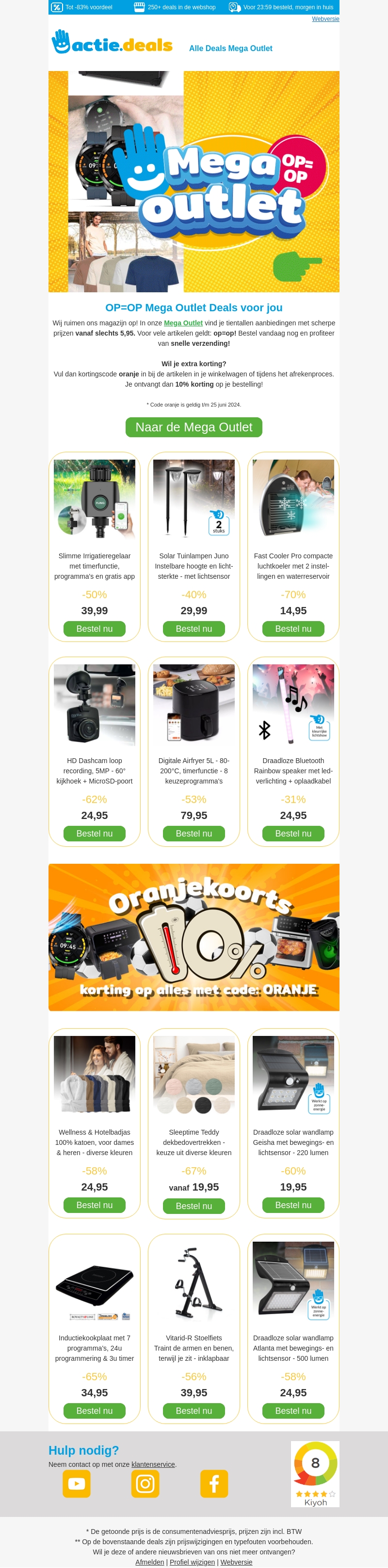 🔥 Outlet Deals vanaf 5,95 🔥 | OP=OP aanbiedingen! 🔥 Outlet Deals vanaf 5,95 🔥 | OP=OP aanbiedingen!