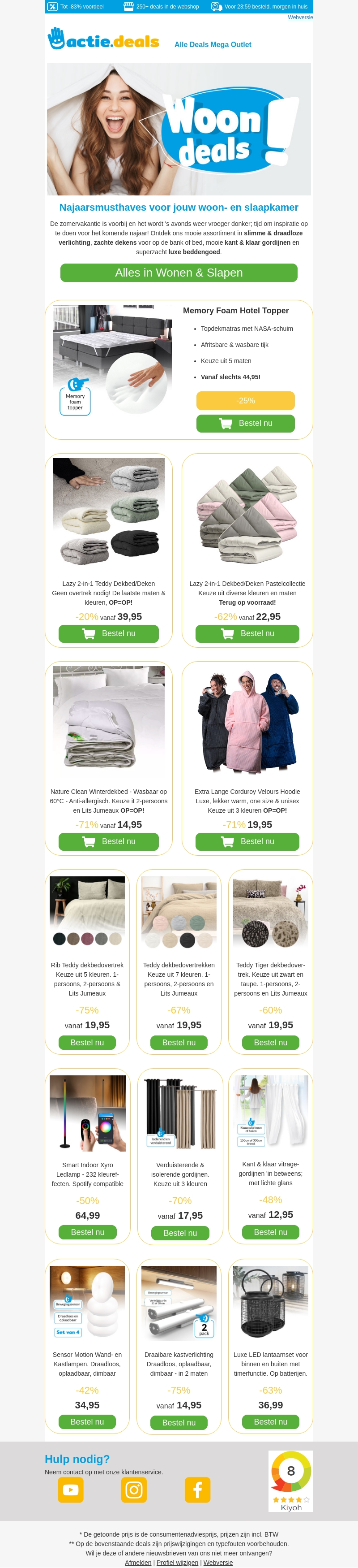 π Slimme Verlichting, Dekens & Dekbedden, Gordijnen ποΈ | Gezelligheid & Comfort π Slimme Verlichting, Dekens & Dekbedden, Gordijnen ποΈ | Gezelligheid & Comfort