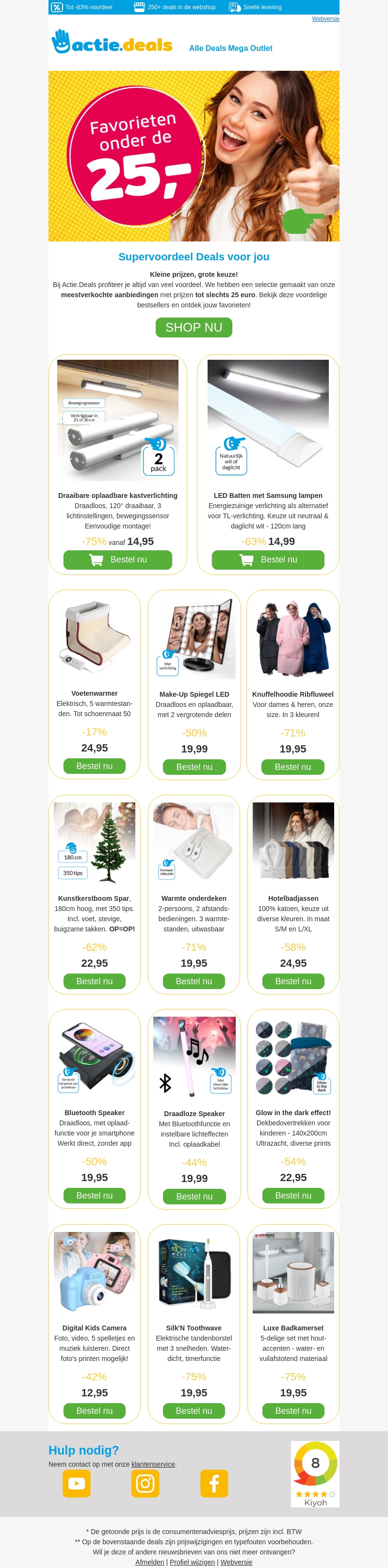 📢 Topaanbiedingen onder 25 euro ✅ | De voordeligste deals uit de shop! 📢 Topaanbiedingen onder 25 euro ✅ | De voordeligste deals uit de shop!