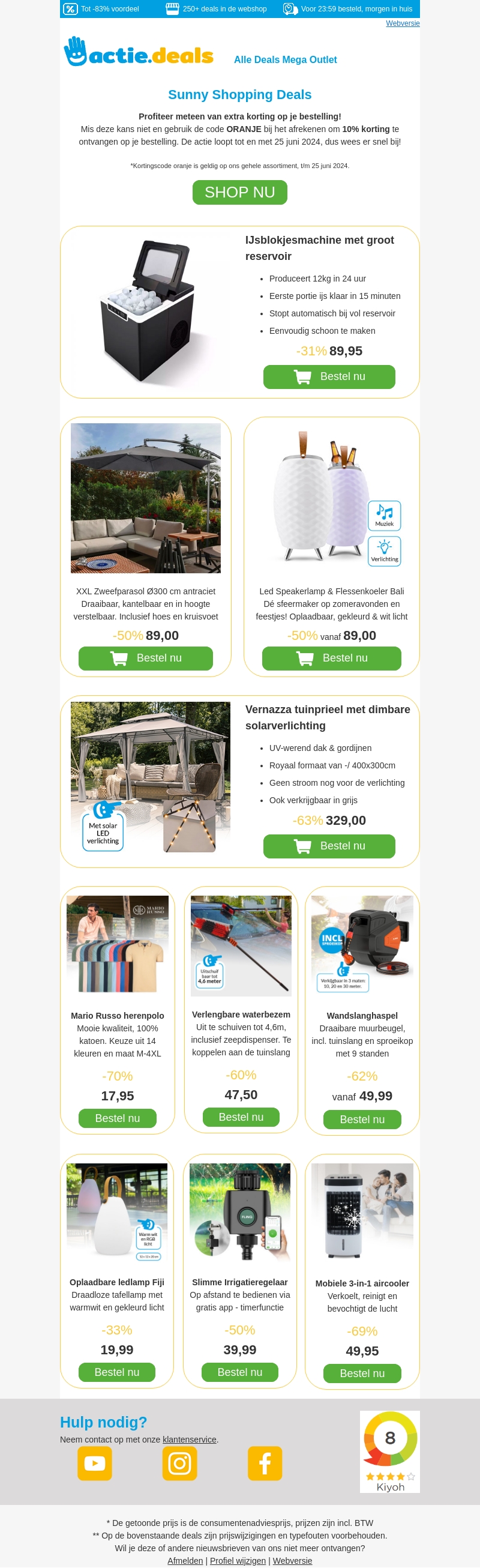 ☀️ Zomerse Superdeals | Scherp geprijsd & snel geleverd ☀️ ☀️ Zomerse Superdeals | Scherp geprijsd & snel geleverd ☀️