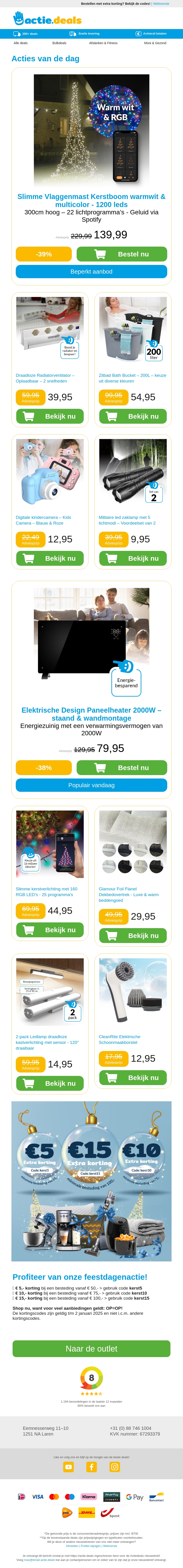 1200 LED's Kerstboom Vlaggenmast | Radiatorventilator | Bath Bucket | Kindercamera | Zaklampen 1200 LED's Kerstboom Vlaggenmast | Radiatorventilator | Bath Bucket | Kindercamera | Zaklampen