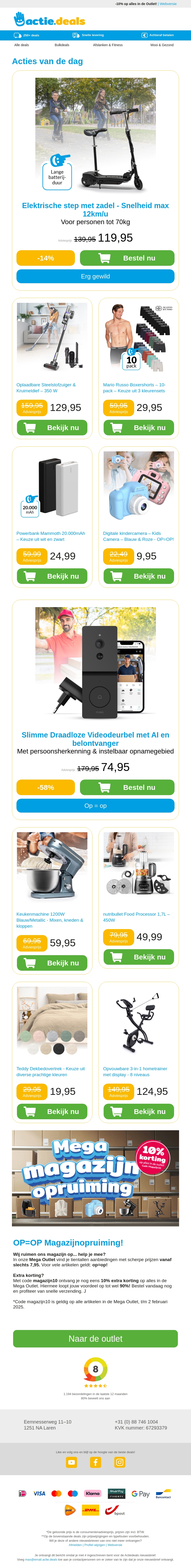 Elektrische Kinderstep | Accu Steelstofzuiger & Kruimeldief | Boxershorts | Powerbanks | Kidscamera Elektrische Kinderstep | Accu Steelstofzuiger & Kruimeldief | Boxershorts | Powerbanks | Kidscamera