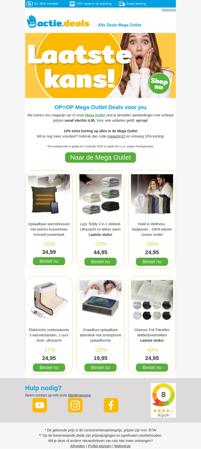 🔥 OP=OP Outlet Deals vanaf 4,95 🔥 | +10% extra korting! 🔥 OP=OP Outlet Deals vanaf 4,95 🔥 | +10% extra korting!