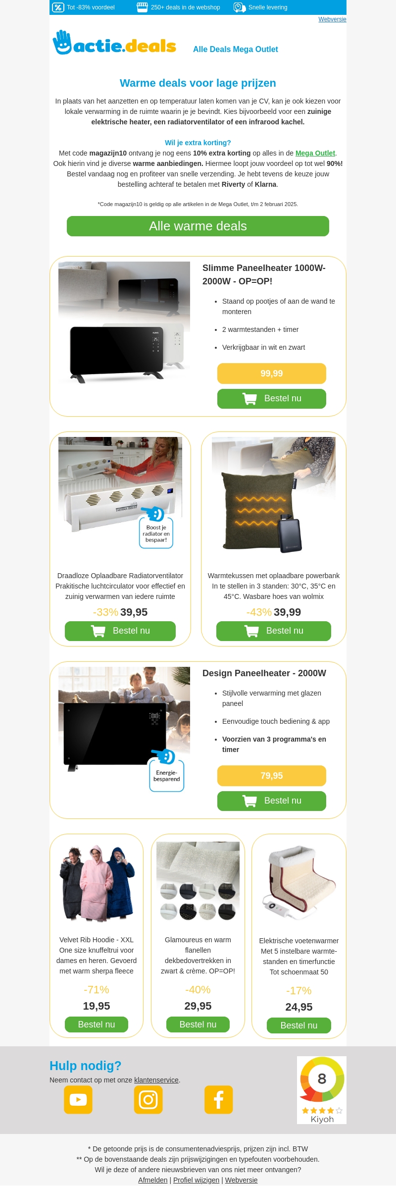 âī¸ Koude dagen voorspeld | Warme voordelige artikelen đĨ âī¸ Koude dagen voorspeld | Warme voordelige artikelen đĨ