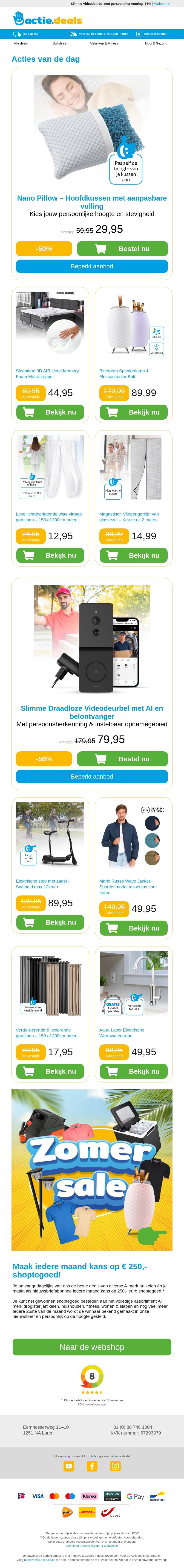 Hoofdkussen met aanpasbare vulling | Memory Foam Topper | Speakerlamp | Vitrage | Vliegengordijnen Hoofdkussen met aanpasbare vulling | Memory Foam Topper | Speakerlamp | Vitrage | Vliegengordijnen