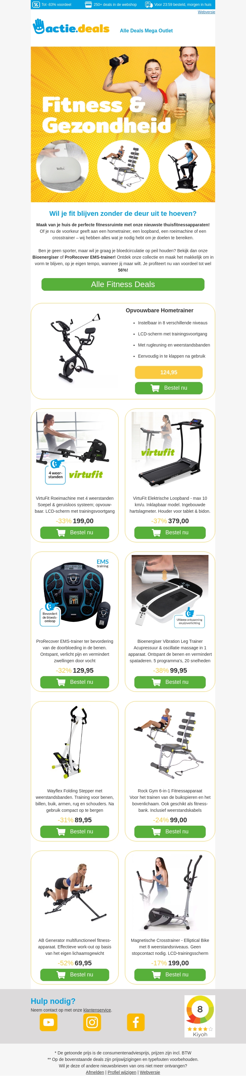 đī¸ Topdeals voor thuissporters đ | tot 56% voordeel! đī¸ Topdeals voor thuissporters đ | tot 56% voordeel!