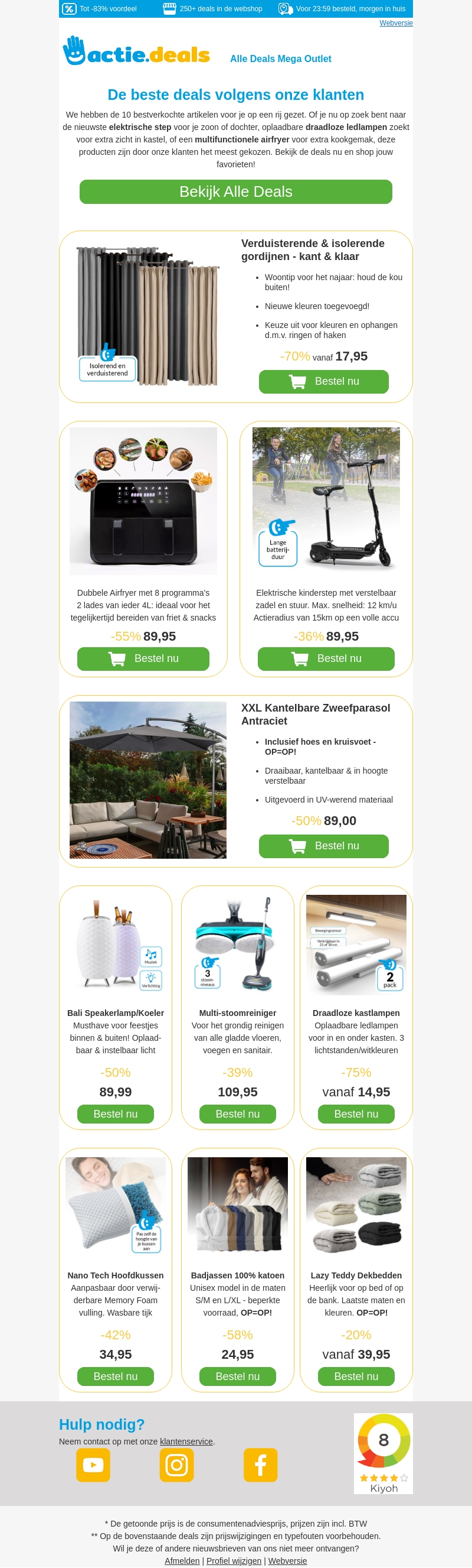 Ontdek de Top 10 Bestsellers van deze week! π₯ Van Kinderstep tot Airfryer! Ontdek de Top 10 Bestsellers van deze week! π₯ Van Kinderstep tot Airfryer!