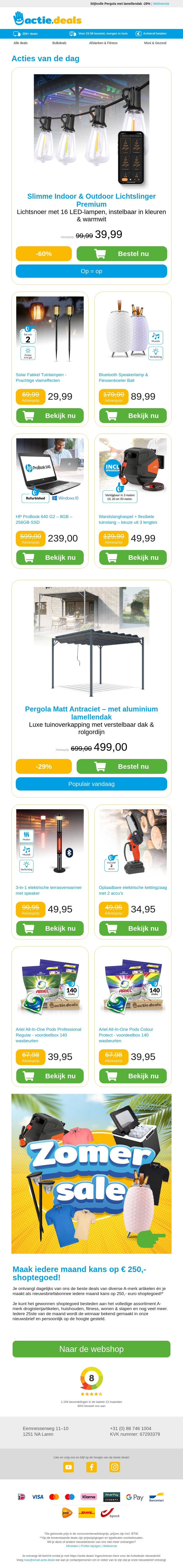 Slimme Indoor & Outdoor Lichtslinger | Solar Tuinfakkels | Speakerlamp & Flessenkoeler | HP ProBook | Wandslanghaspel Slimme Indoor & Outdoor Lichtslinger | Solar Tuinfakkels | Speakerlamp & Flessenkoeler | HP ProBook | Wandslanghaspel