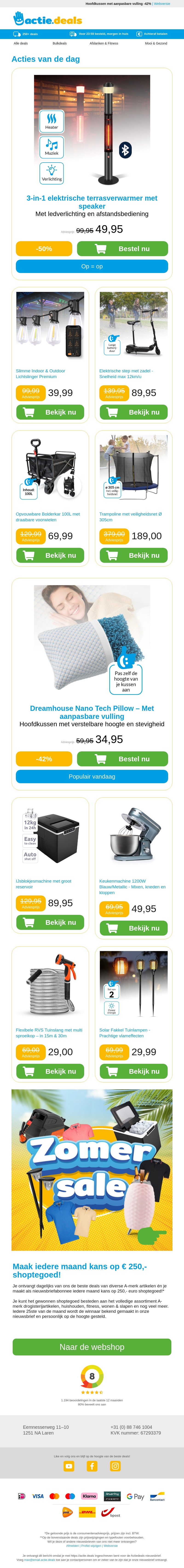 Terrasheater met licht & speaker | Slimme Lichtslinger | Elektrische step | Bolderkar | XXL Trampoline Terrasheater met licht & speaker | Slimme Lichtslinger | Elektrische step | Bolderkar | XXL Trampoline