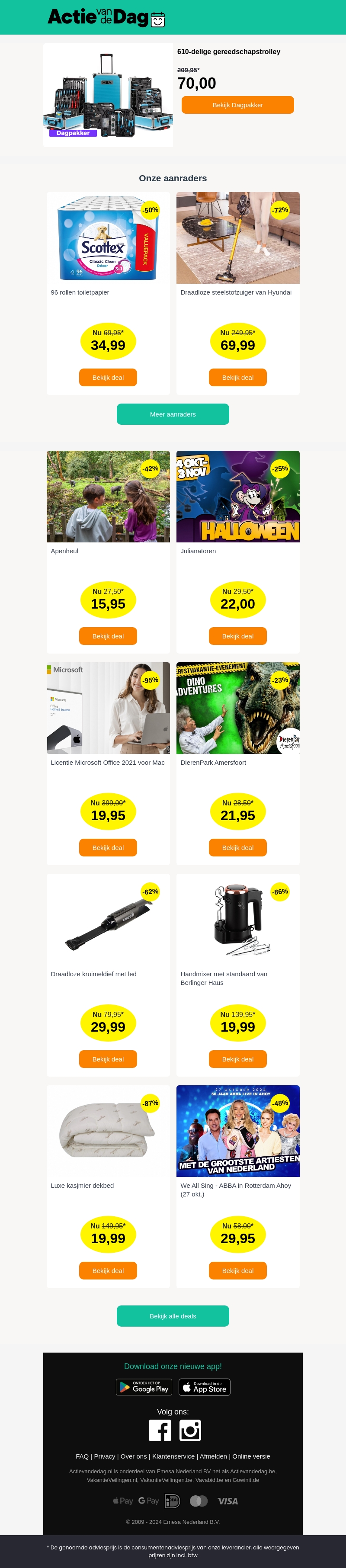 610-delige gereedschapstrolley 610-delige gereedschapstrolley