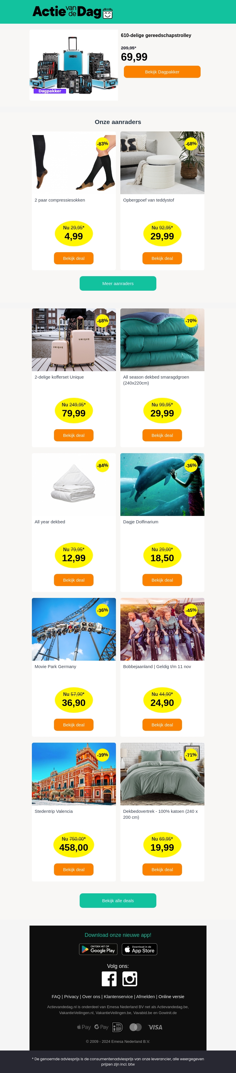 610-delige gereedschapstrolley 610-delige gereedschapstrolley