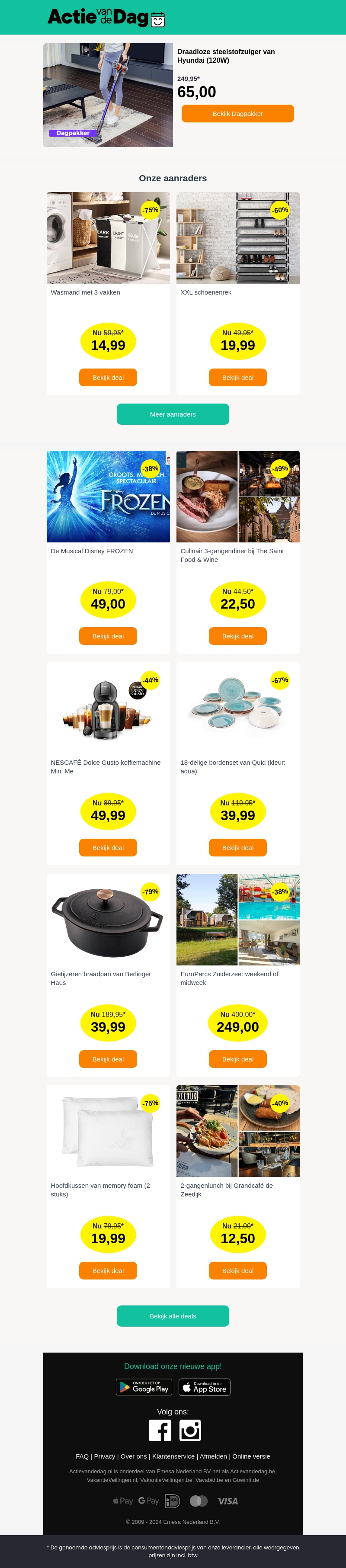 Draadloze steelstofzuiger van Hyundai (120W) Draadloze steelstofzuiger van Hyundai (120W)