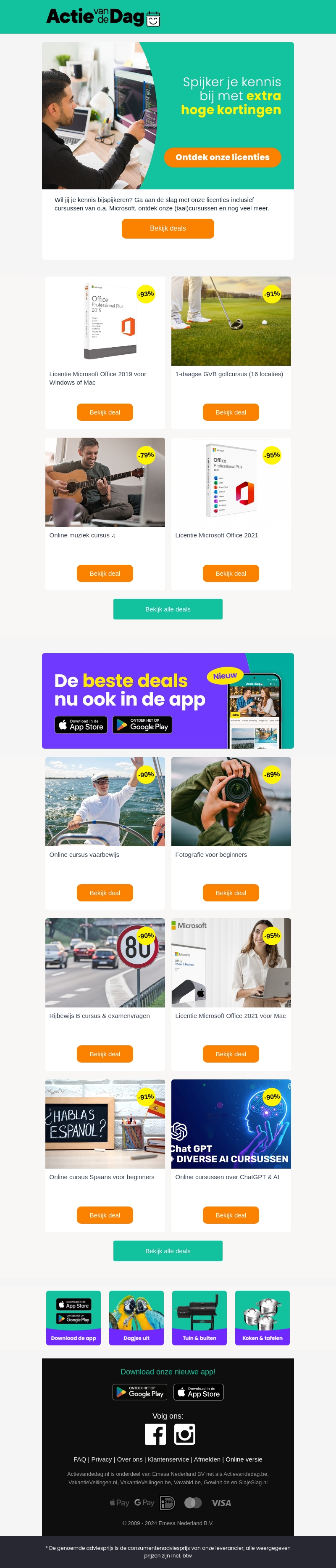 🔨Kennis bijspijkeren? Bekijk onze deals 🔨Kennis bijspijkeren? Bekijk onze deals