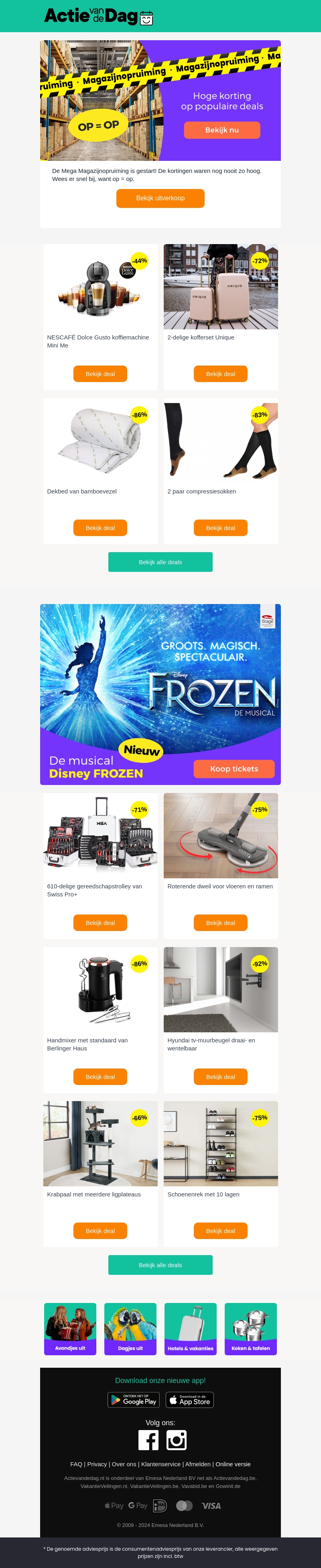 Mega Magazijnopruiming🤑 Mega Magazijnopruiming🤑