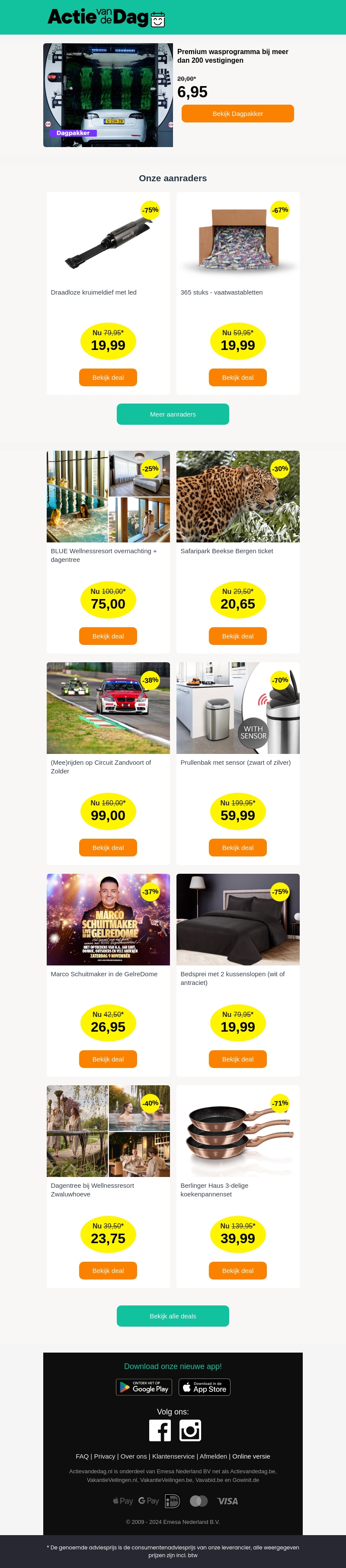 Premium wasprogramma bij meer dan 200 vestigingen Premium wasprogramma bij meer dan 200 vestigingen